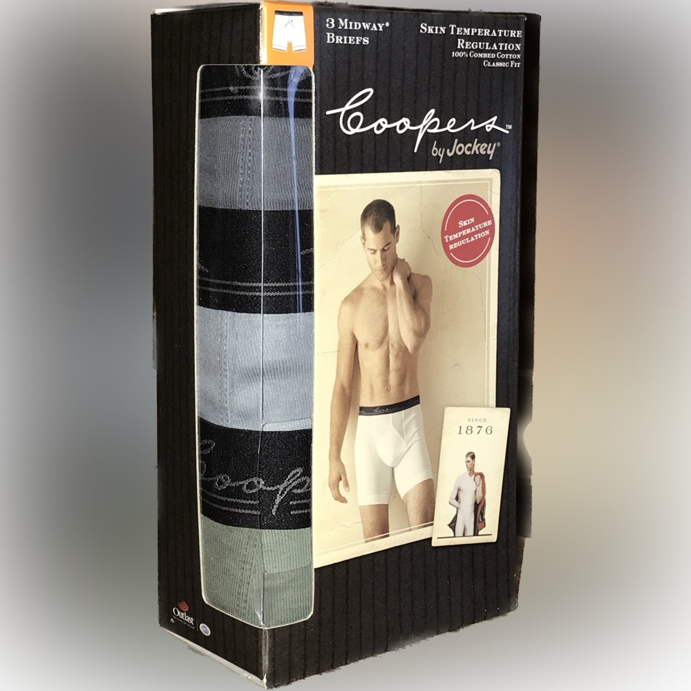 Coopers by Jockey 3pk Midway Boxer Briefs
